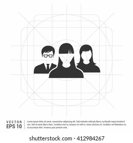 Group of people icon. User Group Icon. vector icon user group icon, user Team Icon