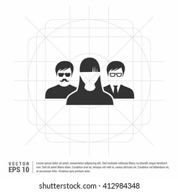 Group of people icon. User Group Icon. vector icon user group icon, user Team Icon