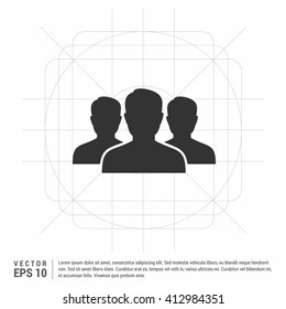 Group of people icon. User Group Icon. vector icon user group icon, user Team Icon