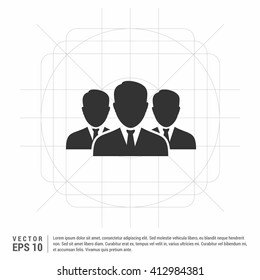 Group of people icon. User Group Icon. vector icon user group icon, user Team Icon