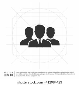 Group of people icon. User Group Icon. vector icon user group icon, user Team Icon