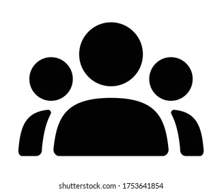 Group of people icon vector