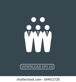 Group of people icon vector