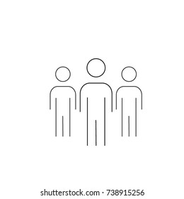 group People icon vector