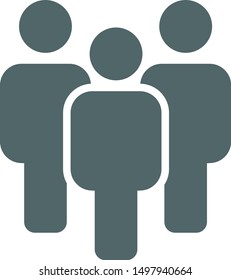 Group of people icon. Vector illustration