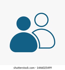 Group people icon. Vector web design