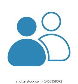 Group people icon. Vector web design