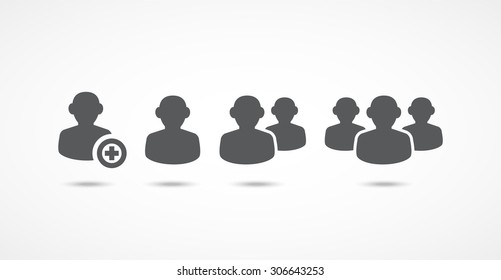 Group of people icons