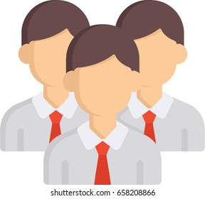 Group of people illustrated