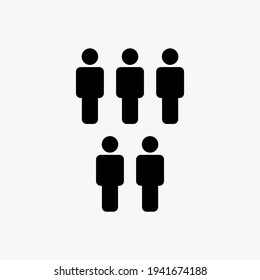  group of people illustration vector,man icon.