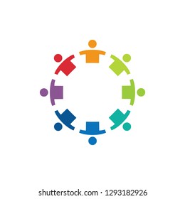 group of people logo design