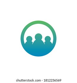 Group People Logo Template Design Vector