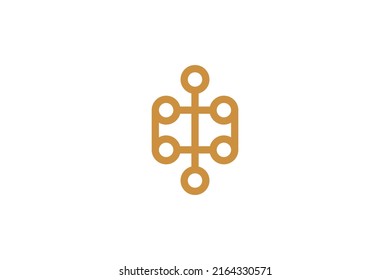Group of People Monoline Logo