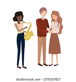 group of people with musical instrument
