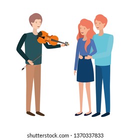 group of people with musical instrument