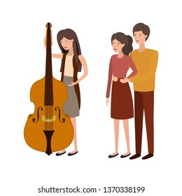 group of people with musical instrument