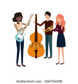 group of people with musical instruments