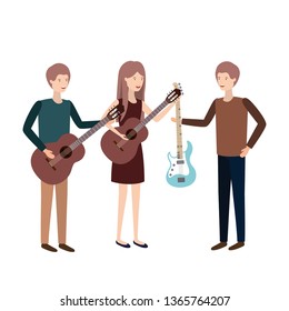 group of people with musical instruments