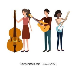 group of people with musical instruments