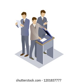 Group of people in office