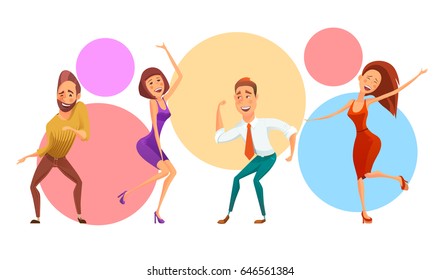 Group of people on corporate party