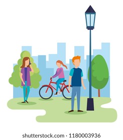 group of people on the park