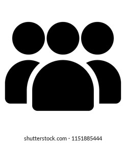 
Group of people representing team and users
