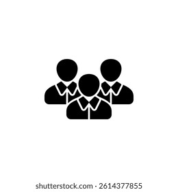 Group of people. Represents teamwork, collaboration, community, and group dynamics. 