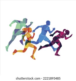 Group Of People Running, Sport Running Marathon, City, Athlete