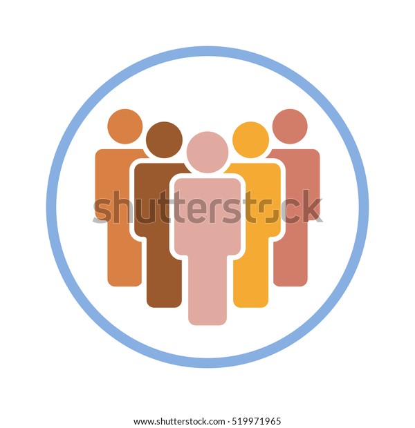 Group People Safe Space Bubble Flat Stock Vector (Royalty Free) 519971965