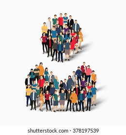 group  people shape  man
