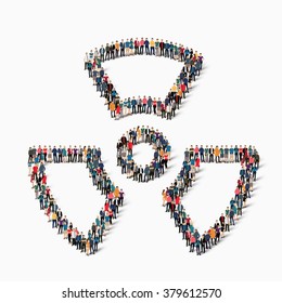 group  people  shape  radiation
