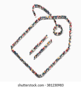 group  people shape   tag