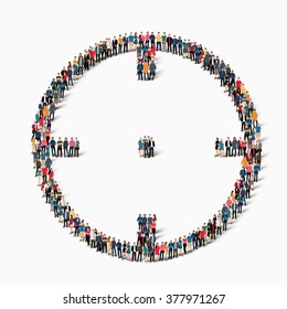 group  people  shape  target