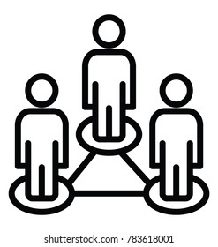 A group of people showing team concept