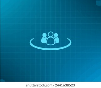 Group of people sign icon
