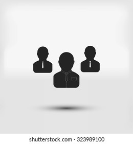 Group of people sign icon Group of people sign icon