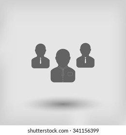 Group of people sign icon