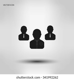 Group of people sign icon