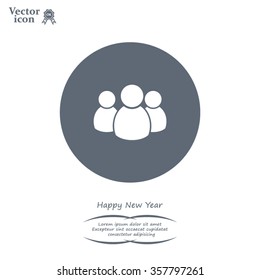 Group of people sign icon