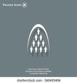 Group of people sign icon