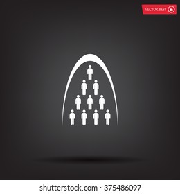 Group of people sign icon