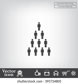 Group of people sign icon