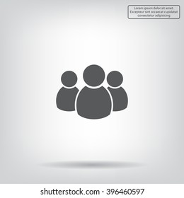 Group of people sign icon
