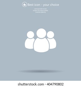 Group of people sign icon