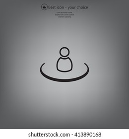 Group of people sign icon