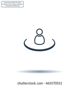 Group of people sign icon