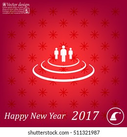 Group of people sign icon