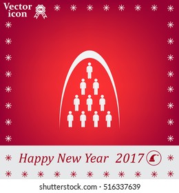 Group of people sign icon