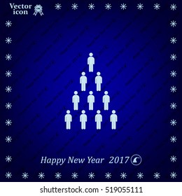 Group of people sign icon